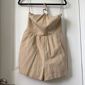 Women's Tan Romper